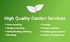 High Quality Garden Services Logo