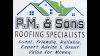 PM And Sons Roofing Specialists Logo