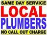 The LOCAL Plumbers - SAME DAY SERVICE Logo