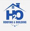 H2O Roofing & Building Logo