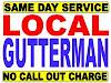 The LOCAL Gutterman - SAME DAY SERVICE  Logo