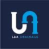 L & A Drainage Logo