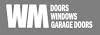 WM Doors Windows Garage Doors Logo