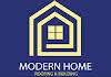 Modern Home Roofing & Building Logo