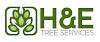 H & E Tree Services Logo