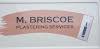 M Briscoe Plastering Services Logo