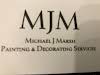 MjM. Decorating Services  Logo