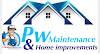 P W Maintenance & Home Improvements Logo