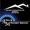 A M Gas and Property Services Logo
