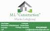 M.L Construction Logo