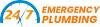 24-7 Emergency Plumbing  Logo